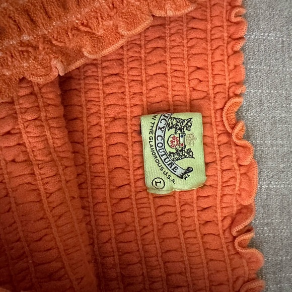 Juicy Couture Coral Smocked Top - Picture 3 of 4